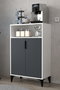 Hanah Home Ada 1202 Armario Multiusos Blanco y Antracita